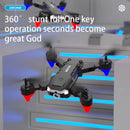 DLI New RC Drone J1 4K Dual Camera FPV WiFi Foldable 360‑Degree Stunts Remote Control Recreational Toy for Kids