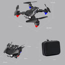 DLI New RC Drone J1 4K Dual Camera FPV WiFi Foldable 360‑Degree Stunts Remote Control Recreational Toy for Kids