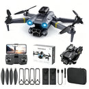 DLI 2026 New M3 Professional RC Drone 4K Dual Camera FPV WiFi Optical Flow Foldable for Beginners and Kids