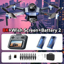 HOT For LSRC GT8 Drone 4K Professional Dual Camera FPV GPS Brushless Motor Optical Flow Hovering Folding Quadcopter 8K RC Dron