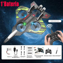 Drone de Batalha 4 Motores com Controle Remoto de Longo Alcance, Resistente a Impactos, Quadricóptero para Competição e Lazer