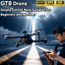 HOT For LSRC GT8 Drone 4K Professional Dual Camera FPV GPS Brushless Motor Optical Flow Hovering Folding Quadcopter 8K RC Dron